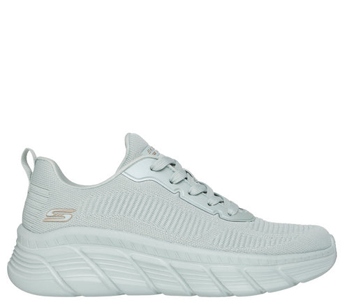 Pantofi sport, dama, SKECHERS BOBS B FLEX HI-FLYING HI 117385-SAGE verde, textil